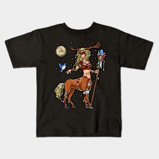 Forest Centaur Shaman Kids T-Shirt